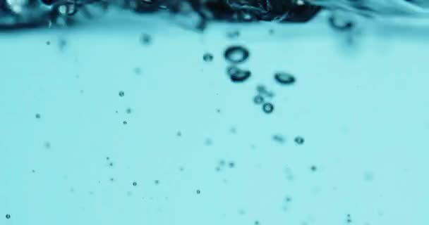 气泡上升到水面 — 图库视频影像