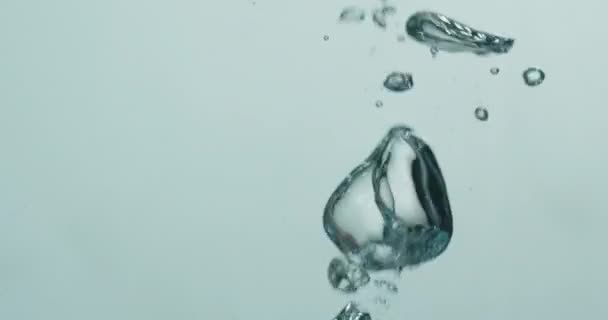 Abstract Shaped Bubbles Rising Through Water — Video Stock