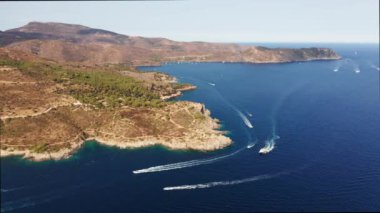 Kaptan De Creus 'un Kıyı şeridinde İHA