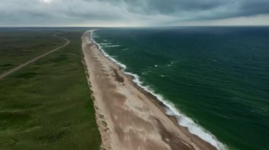 Horizon 'lu Jutland Sahili' nin Kumlu Kumsalı 'nda İHA.