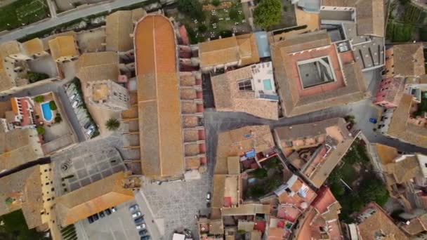 Drone Flight Over Castello D'Empuries Town — Video