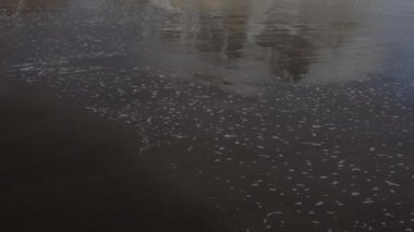 Puslu Vestrahorn Dağı 'yla Plaj