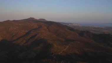 Sant Pere De Rodes 'un Güneş Işığı Altında İnsansız Hava Aracı