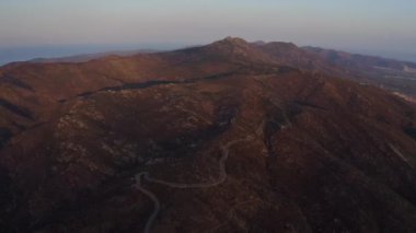 Sant Pere De Rodes 'un Güneş Işığı Altında İnsansız Hava Aracı