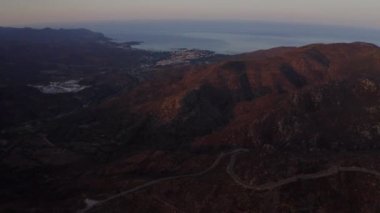 Sant Pere De Rodes 'un Güneş Işığı Altında İnsansız Hava Aracı