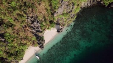 Entalula Sahili 'ne doğru İHA atışı