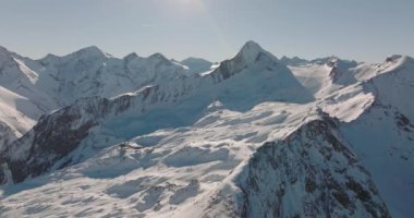 Majestic Kitzsteinhorn Dağı Tepeleri, Yüksek Tauern Sıradağları, Orta Doğu Alpleri, Avusturya