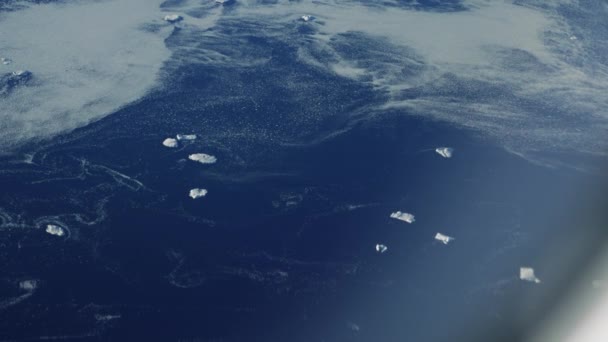그린란드 근해의 비행기에서 — 비디오