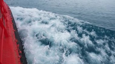 Yavaş Hareket Geniş Çekim Deniz ve Dalgalardan, Grönland