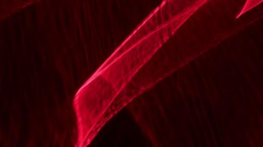 Siyah Arkaplanda Parlayan Kırmızı Flaşlı Şekillerin Hareketlerini Kapat
