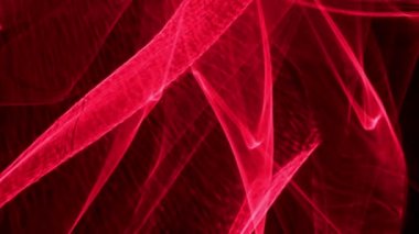 Siyah Arkaplanda Parlayan Kırmızı Flaşlı Şekillerin Hareketlerini Kapat