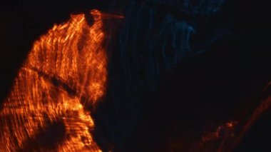 Turuncu, Mavi, Strobe, Işıklar, Parlak, Aydınlatılmış