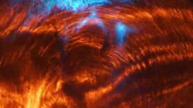 Turuncu, Mavi, Strobe, Işıklar, Parlak, Aydınlatılmış