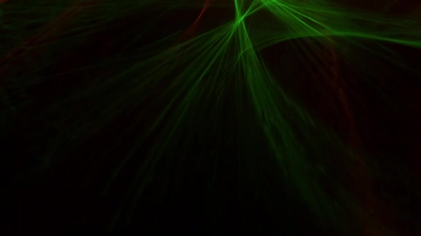 Rosso Verde Accappatoio Luci Incandescente Illuminato — Video Stock
