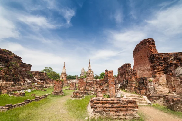 Ayutthaya Antik Tapınağı — Stok fotoğraf