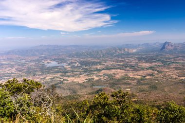 View point from Phukradung National Park clipart