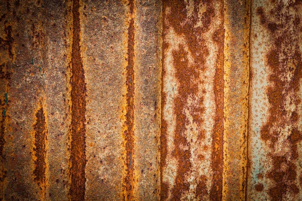 Rusty na textura da placa de metal zinco — Fotografia de Stock