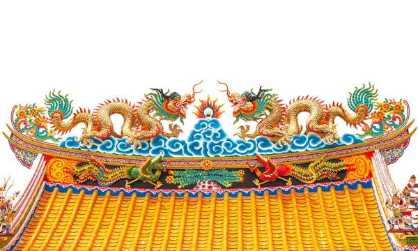 Drache in einem chinesischen Tempel — Stockfoto