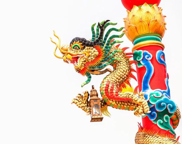 Dragon in a Chinese temple — Stock Photo, Image