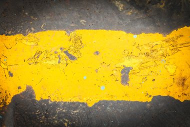 Sarı desen ile karanlık çelik kat plaka boyama