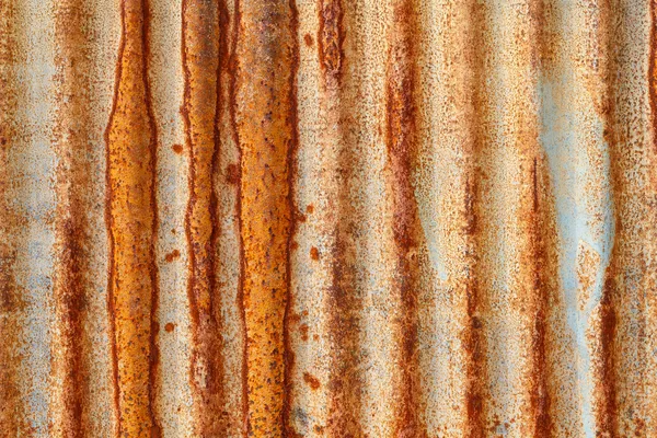 Rusty na textura da placa de metal zinco — Fotografia de Stock