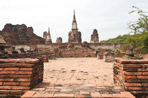 Starověký chrám ayutthaya — Stock fotografie