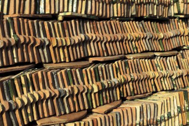 desen Tay kilise bei için hazırlanan kiremit çatı