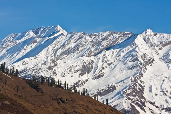 Hermosos picos del Himalaya en el Valle de Manali, India —  Fotos de Stock