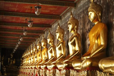 Bangkok, Tayland Buda heykelinin görünümü.