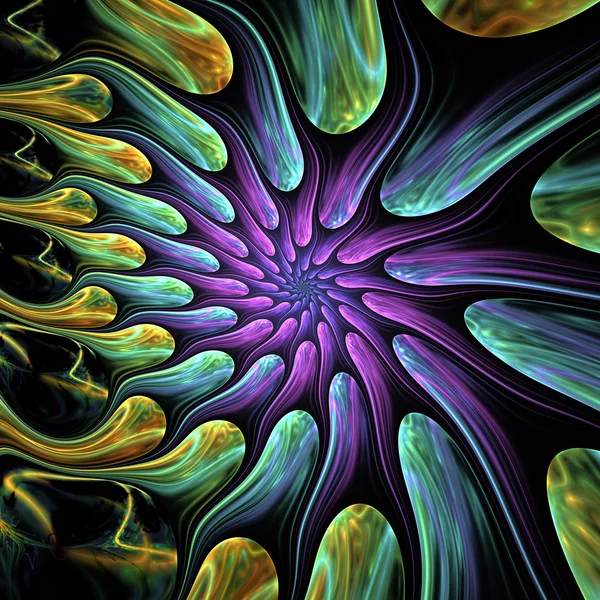Abstrato fundo de cor fractal — Fotografia de Stock