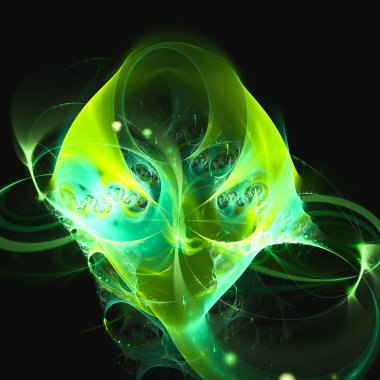 soyut hafif fraktal arka plan