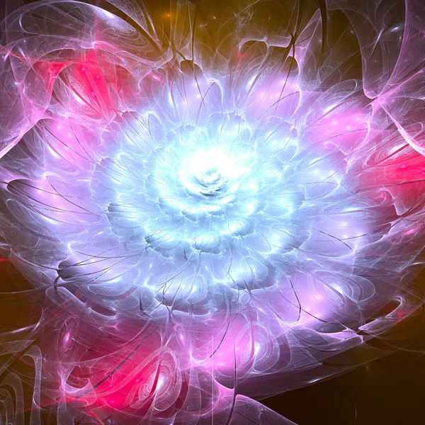 Flor de flor de luz abstrata — Fotografia de Stock