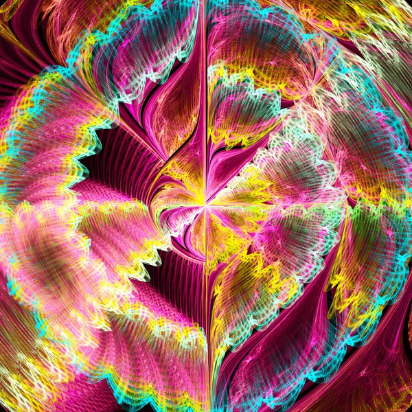 Abstract light fractal background — Stock Photo, Image