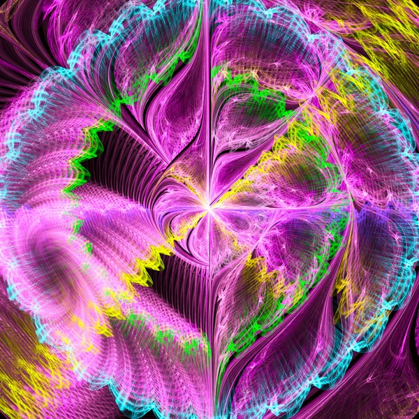 Abstrato luz fundo fractal — Fotografia de Stock
