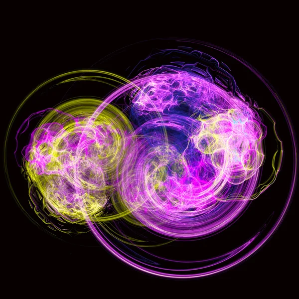 Abstract light fractal background