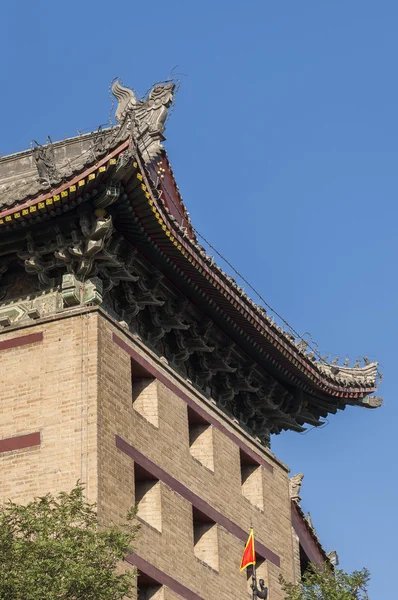 La antigua muralla de la ciudad de xi 'an — Foto de Stock