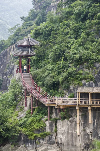 Baoxie cliff road — Stock Image Baoxie cliff road Royalty Free Stock Photos