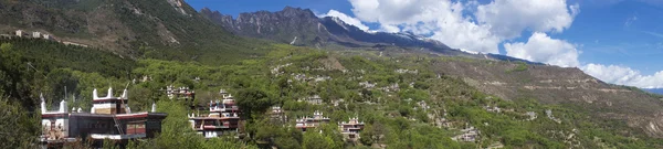 Jiaju tibetanska folk hus — Stockfoto