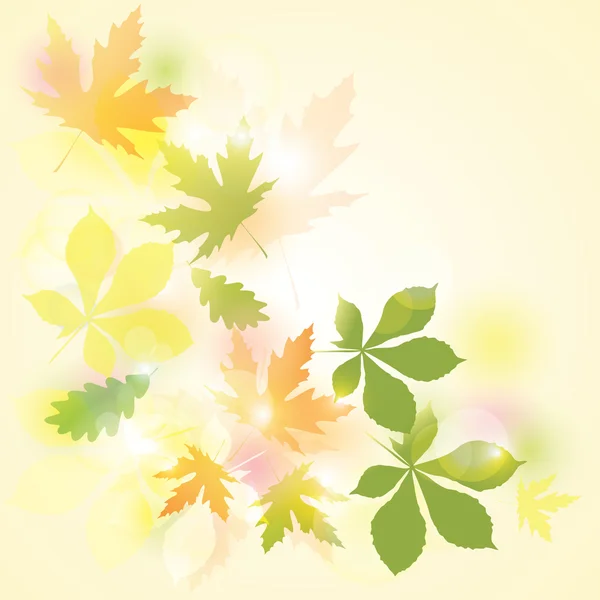 Tarjeta de otoño — Vector de stock