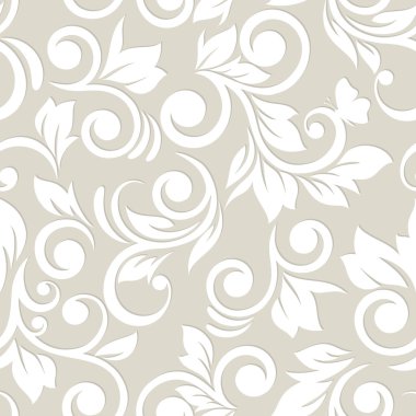 çiçekler ve yapraklar ile Seamless modeli. çiçek süsleme. pastel renkler.