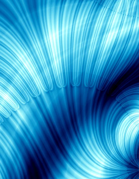 Blau gewellte abstrakte Tapeten-Design — Stockfoto