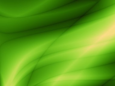 Wave green bio abstract design clipart