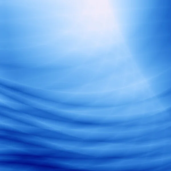 青い水抽象的な波状デザイン — ストック写真