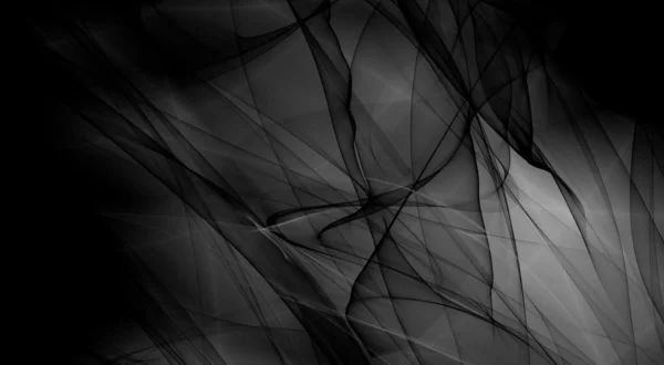 Siyah-beyaz fantezi illüstrasyon arka plan — Stok fotoğraf