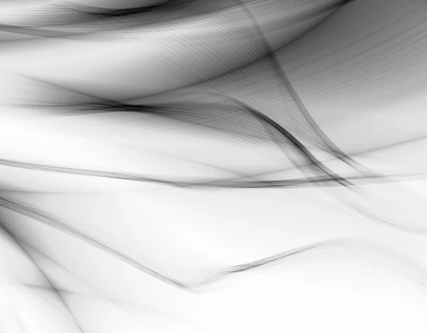 Chama abstrata prata design preto e branco — Fotografia de Stock