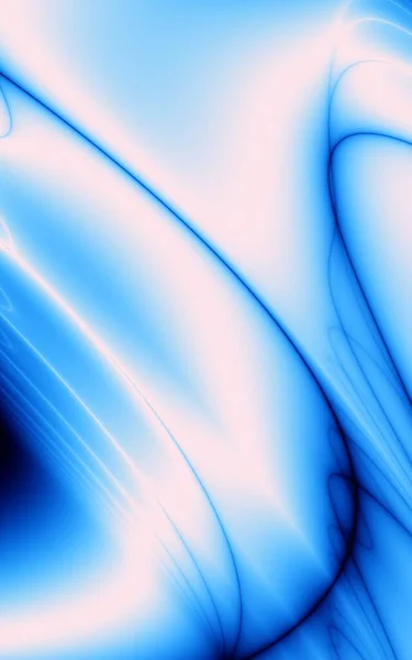 Kék Hullám Művészet Függőleges Illusztráció Telefon Háttér — Stock Fotó