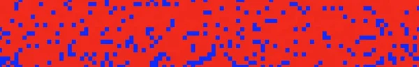 Rojo Azul Pixel Arte Ilustración Abstracto Patrón Fondo — Foto de Stock