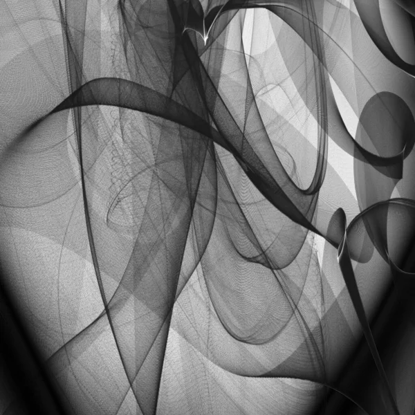 Arte Del Humo Oscuro Monocromo Abstracto Inusual Telón Fondo — Foto de Stock