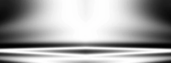 Металлическое Серебро Абстрактный Широкоэкранный Дизайн Баннера — стоковое фото