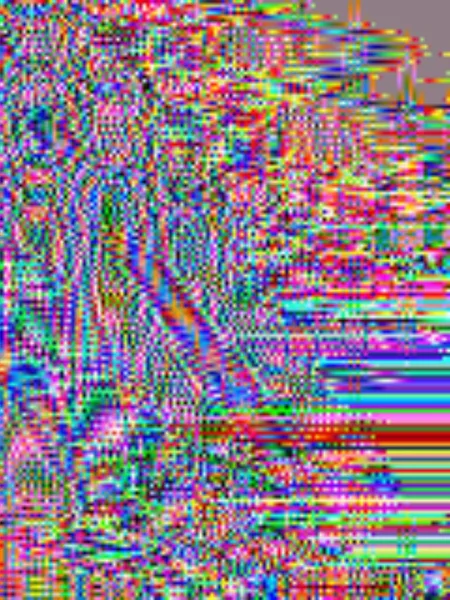 Glitch art colorful chaos pixel abstract background